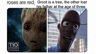 Image result for Roses Are Red Groot Meme