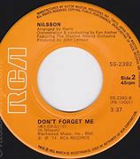 Image result for Harry Nilsson Don't Forget Me