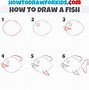 Image result for Fish Hook Drawing