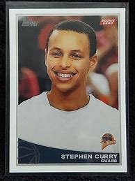 Image result for Steph Curry Basketball Card
