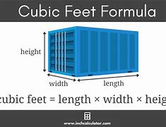 Image result for What Does a Cubic Foot Look Like