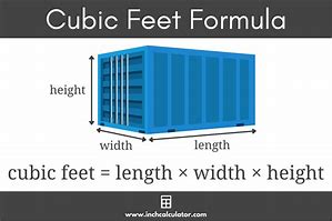 Image result for How Tall Is 1 Cubic Feet
