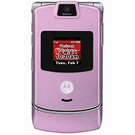 Image result for Pink Flip Phone with a Slim Screen