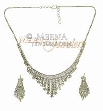 Image result for White Gold Jewelry Set