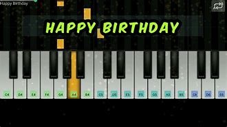 Image result for Happy Birthday Piano Tutorial