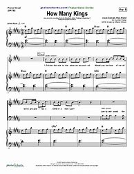 Image result for Many and Great Sheet Music