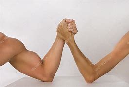 Image result for Two Hands Arm Wrestling