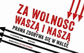 Image result for co_to_znaczy_za_wolność_naszą_i_waszą