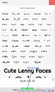 Image result for Kawaii Lenny Face