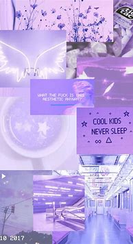 Image result for Pastel Purple Aesthetic Collage