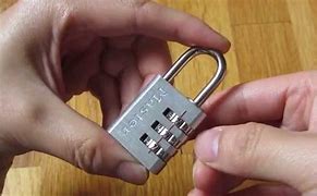 Image result for How to Unlock a Master Lock without Code