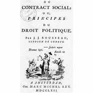 Image result for Rousseau Important Social Contract