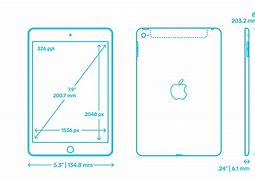 Image result for Screen Size of iPad Mini