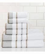 Image result for Striped Bath Towel Sets