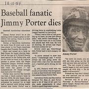 Image result for Jimmy Porter Baseball