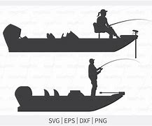 Image result for Bass Fishing Boat SVG
