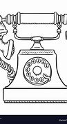 Image result for Old Fashioned Telephone Drawing