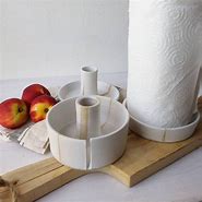 Image result for Hand Built Pottery Paper Towel Holder