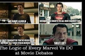 Image result for Memes About Marvel Vs. DC