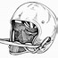 Image result for How Draw Football Helmet