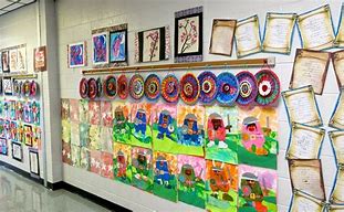 Image result for Kindergarten Art Display Ideas