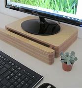 Image result for Dual Computer Monitor Stand