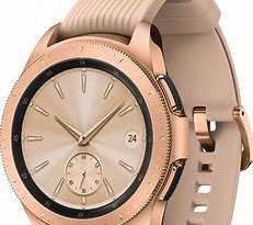 Image result for Galaxy Watch Rose Gold with Black Band