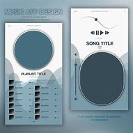 Image result for Music App Template