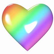 Image result for Rainbow Heart Emoji Stickers