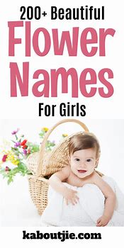 Image result for Flower Names for Girls List