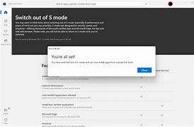 Image result for Take S Mode Off