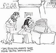 Image result for Rosetta Stone Cartoon