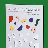 Image result for 30-Day Goal Tracker