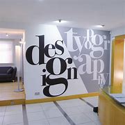 Image result for Graphic Design Typography On Wall