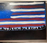 Image result for American Flag Sky Painting