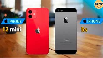 Image result for iPhone 5S Next to iPhone 12 Mini
