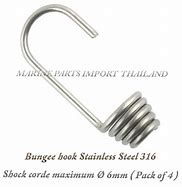 Image result for Stainless Steel Bungee Cord Hooks