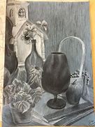 Image result for Abstract Still Life Charcoal