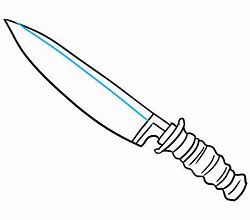 Image result for Knife Drawing Simple