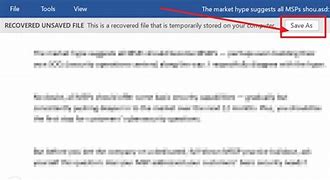 Image result for Recover Closed Word Document