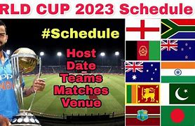 Image result for 2023 Cricket World Cup Participants
