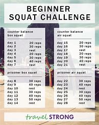Image result for 90 Day Squat Challenge