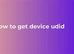 Image result for Get UDID iPad