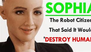 Image result for Sophia Robot Destroy Humans