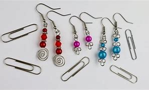 Image result for DIY Paper Clip Earrings