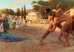 Image result for Old Greek Wrestling