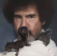 Image result for Bob Ross Squirrel in a Tree
