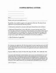 Image result for Denial of Liability Letter