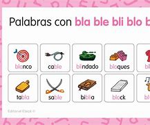 Image result for Palabras Con Ble