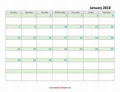 Image result for 2018 Monthly Calendar Printable